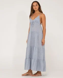 Siena Striped Tiered Maxi Dress | Rusty Online
