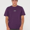 Slowmo Short Sleeve Heritage Print Tee | Rusty New