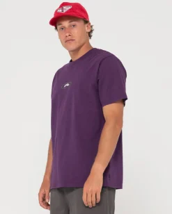 Slowmo Short Sleeve Heritage Print Tee | Rusty New