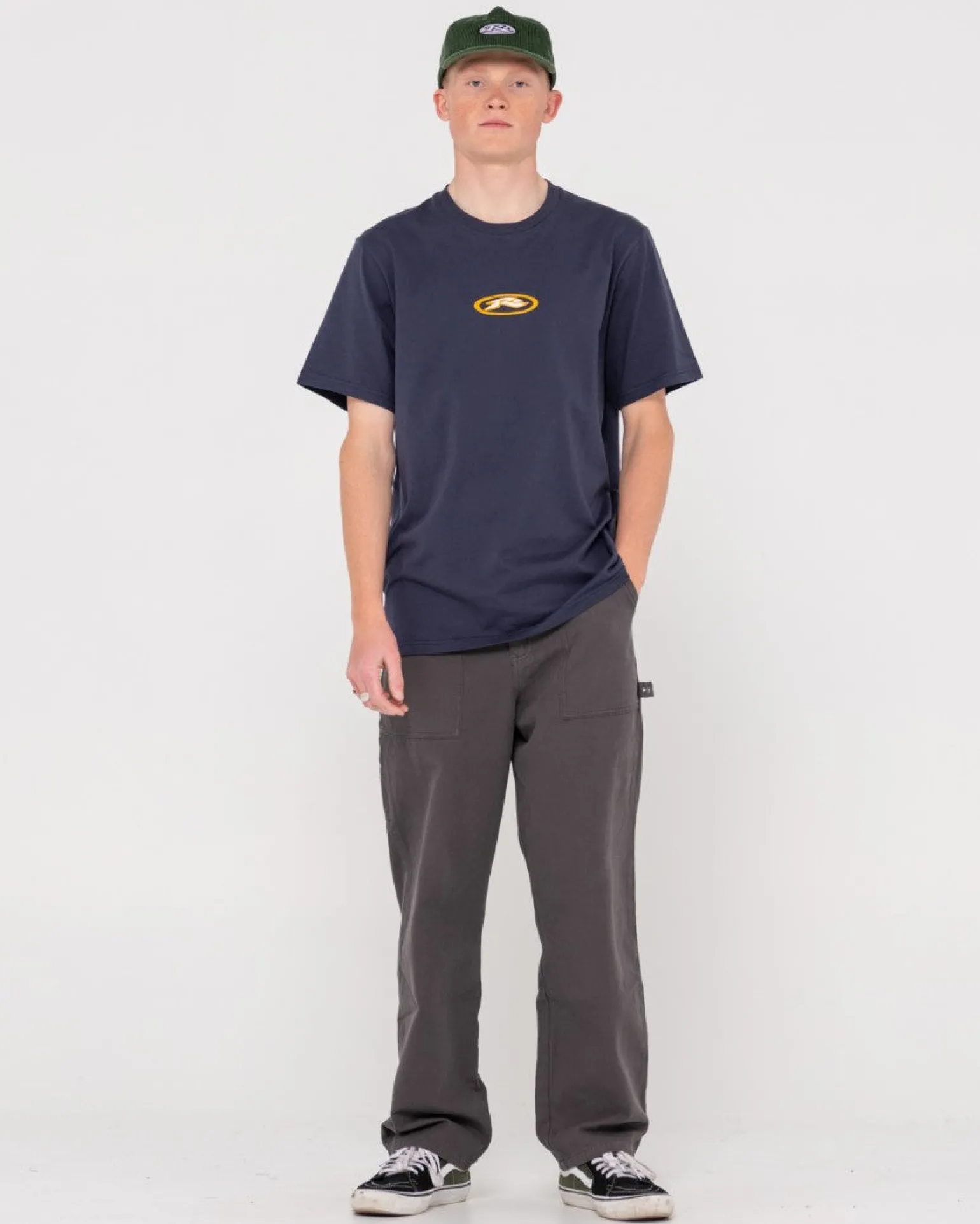 Slowmo Short Sleeve Heritage Print Tee | Rusty New