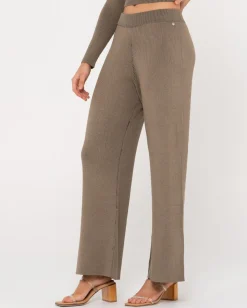 Solace Wide Leg Knit Lounge Pant | Rusty Flash Sale