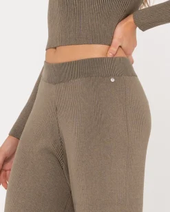 Solace Wide Leg Knit Lounge Pant | Rusty Flash Sale