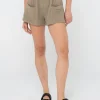 Somewhere Elastic Waist Short | Rusty Sale