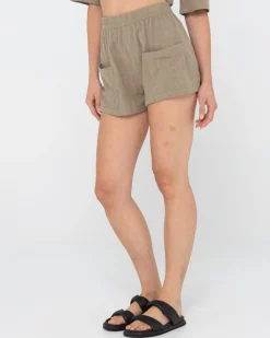 Somewhere Elastic Waist Short | Rusty Sale