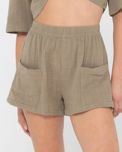 Somewhere Elastic Waist Short | Rusty Sale