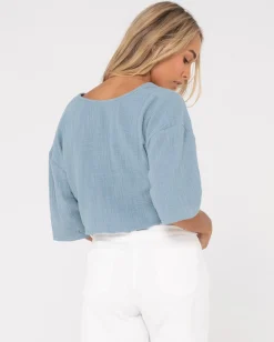 Somewhere Twisted Reversible Top | Rusty Store