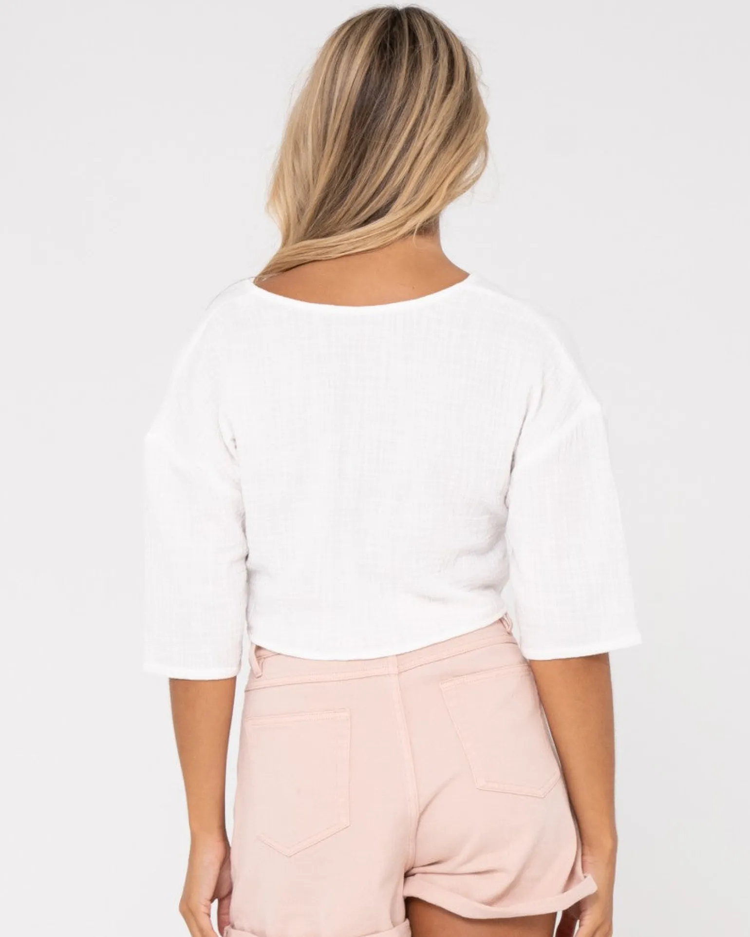 Somewhere Twisted Reversible Top | Rusty Hot