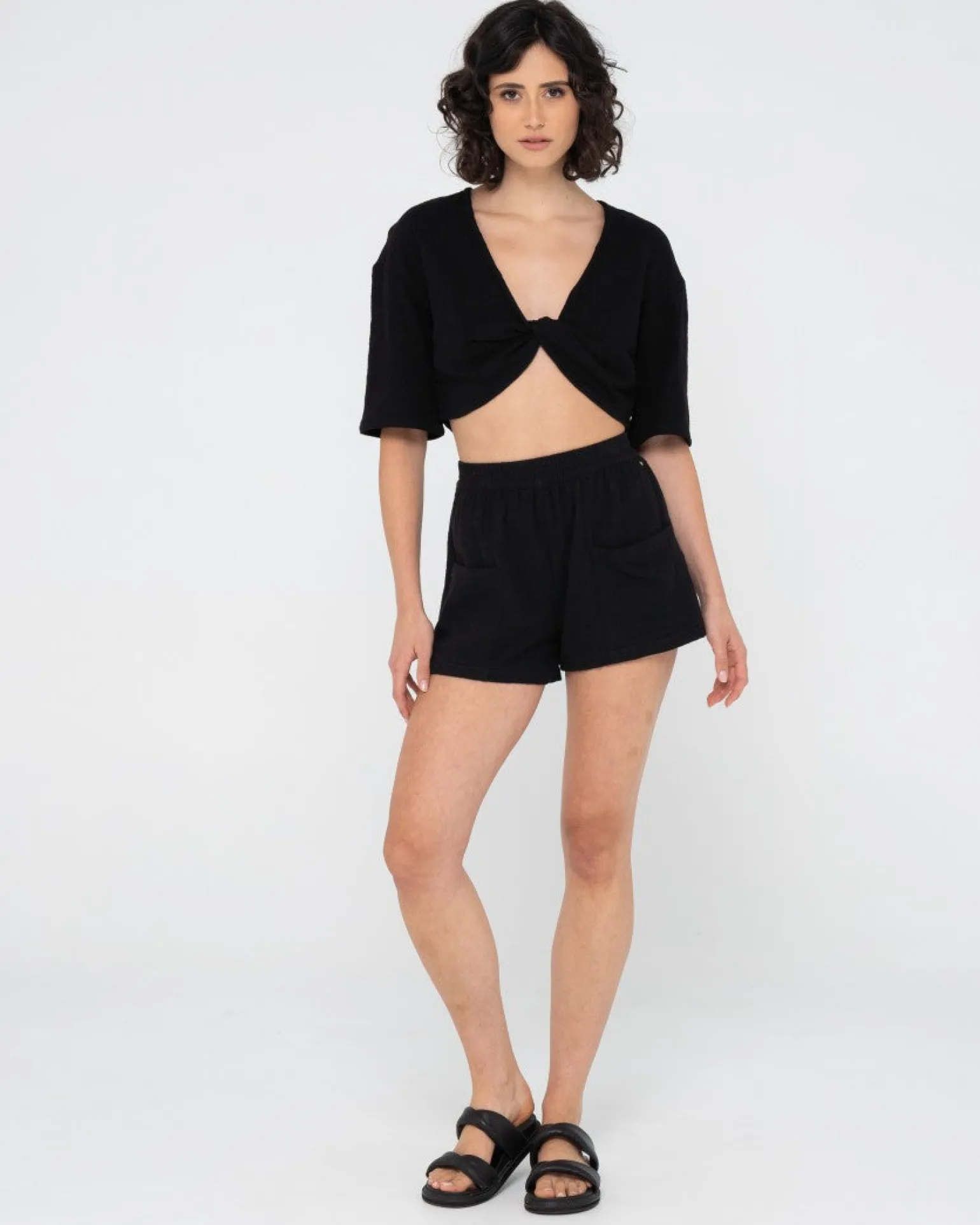 Somewhere Twisted Reversible Top | Rusty Sale