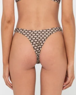 Sorrento Shell Printed Brazilian Bikini Bottom | Rusty Outlet