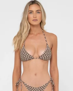 Sorrento Shell Printed Multiway Bikini Top | Rusty Outlet