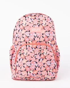 Soulful Floral Printed Backpack Girls | Rusty Outlet
