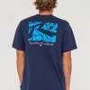 Splat Down Short Sleeve Graphic Tee | Rusty Cheap