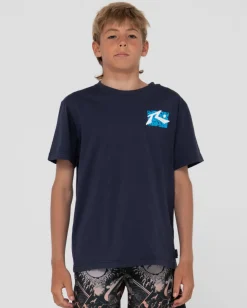 Splat Down Short Sleeve Graphic Tee Boys | Rusty Store