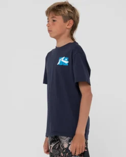 Splat Down Short Sleeve Graphic Tee Boys | Rusty Store