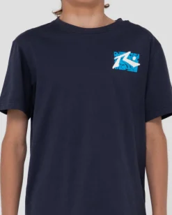 Splat Down Short Sleeve Graphic Tee Boys | Rusty Store