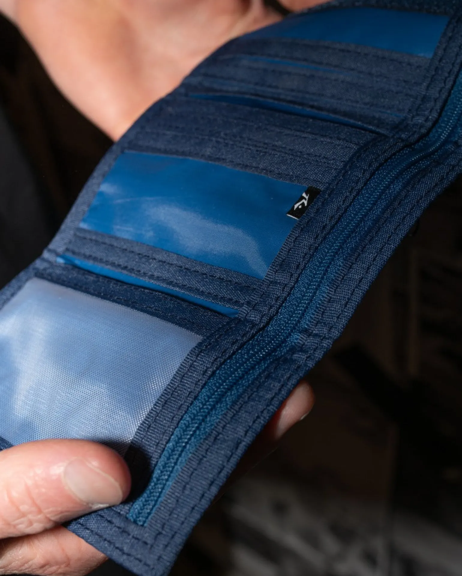 Splice Embroidered Velcro Wallet | Rusty Cheap