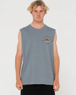 Stalker Graphic Muscle Tee | Rusty Best