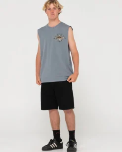 Stalker Graphic Muscle Tee | Rusty Best