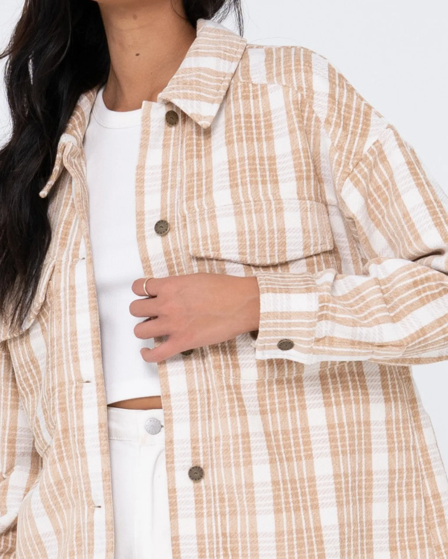 Stemming Oversized Plaid Shirt | Rusty Shop