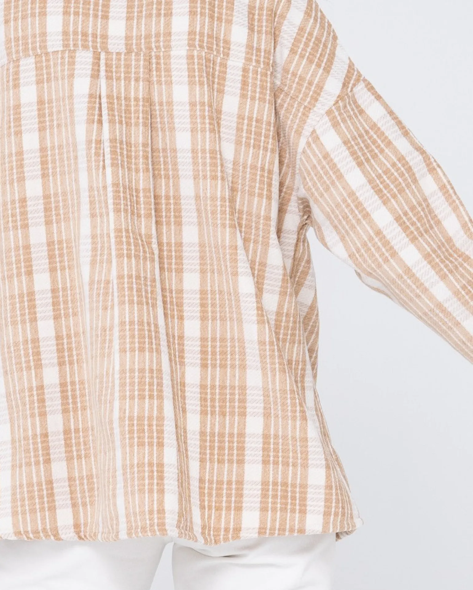 Stemming Oversized Plaid Shirt | Rusty New