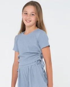 Stolen Hearts Tie Tee Girls | Rusty Cheap