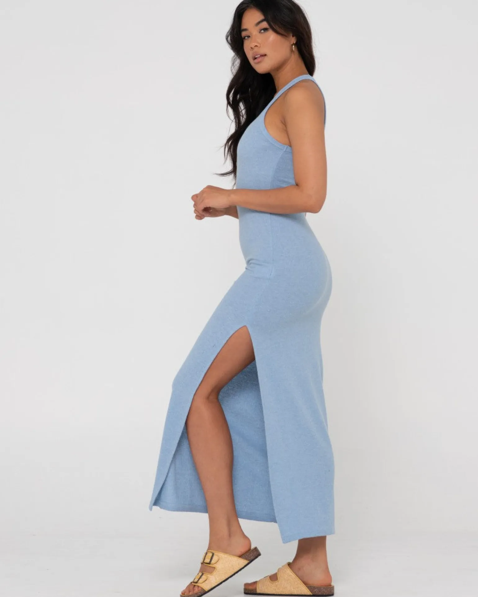 Sunbather Knitted Tank Maxi Dress | Rusty Online