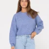 Sundae Oversized Cropped Crew Neck | Rusty Store