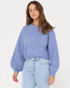 Sundae Oversized Cropped Crew Neck | Rusty Store