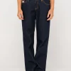 Super Low Rise Straight Leg Denim Jean | Rusty Clearance