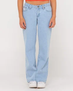 Super Low Rise Straight Leg Jean | Rusty Fashion