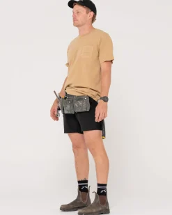Surf2Site Quick Dry Elastic Work Short | Rusty Clearance