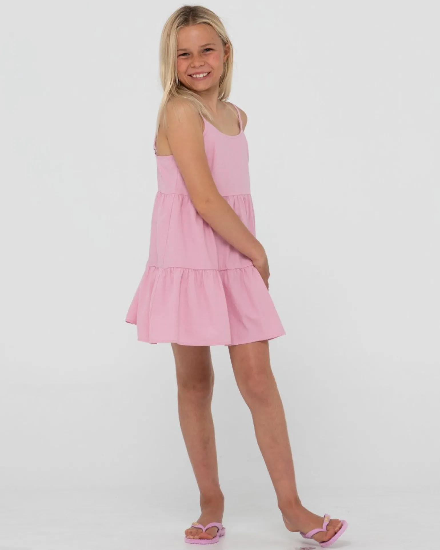 Sweet Water Tierd Slip Dress Girls | Rusty Clearance