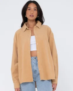 Tammy Cord Shirt | Rusty Hot