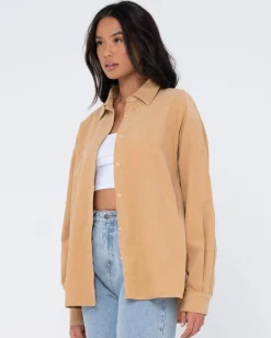 Tammy Cord Shirt | Rusty Hot