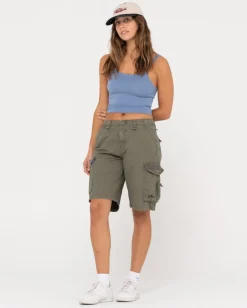 Tank Girl Low Rise Loose Fit Cargo Short | Rusty Outlet