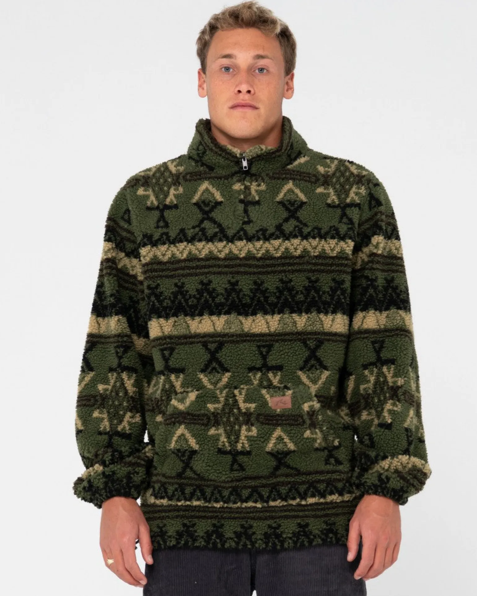 Teka 1/4 Zip Polar Fleece | Rusty Hot