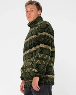 Teka 1/4 Zip Polar Fleece | Rusty Hot