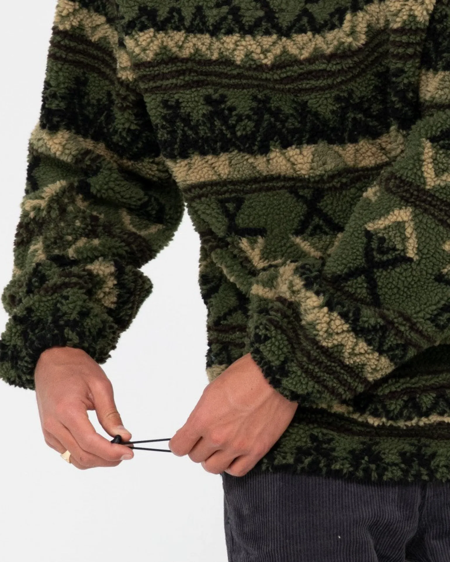 Teka 1/4 Zip Polar Fleece | Rusty Hot