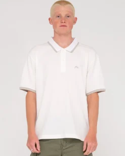 19Th Hole Tipped Short Sleeve Polo Shirt | Rusty Cheap