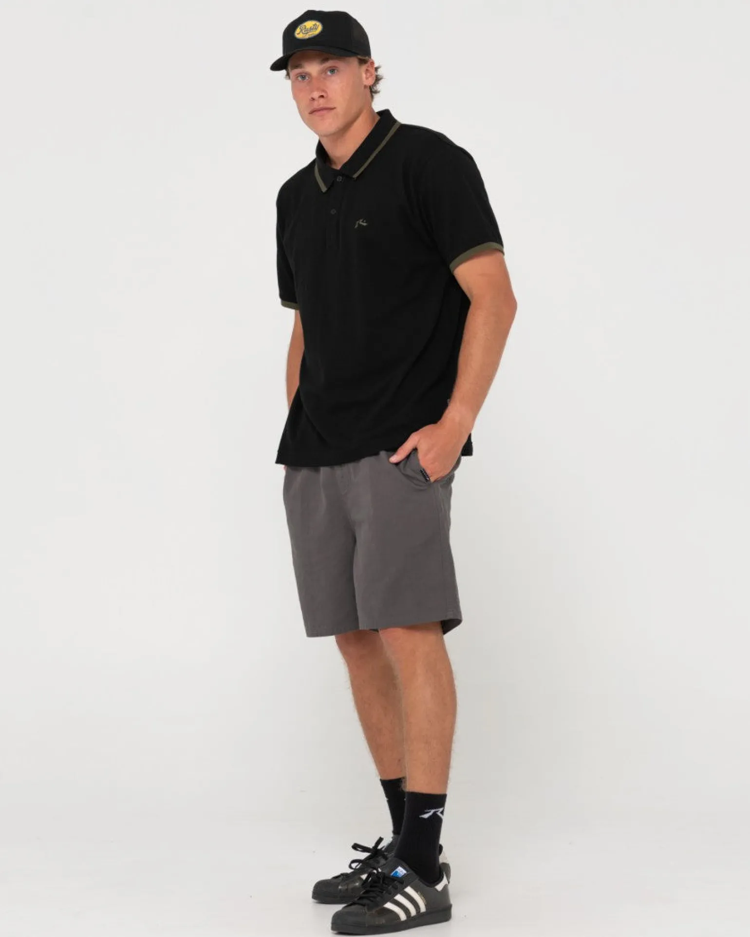 19Th Hole Tipped Short Sleeve Polo | Rusty Cheap