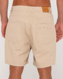 The Bruce Vintage Wash 5 Pocket Short | Rusty Cheap