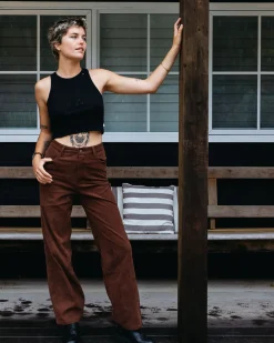 The Secret High Rise Cord Pant | Rusty Flash Sale
