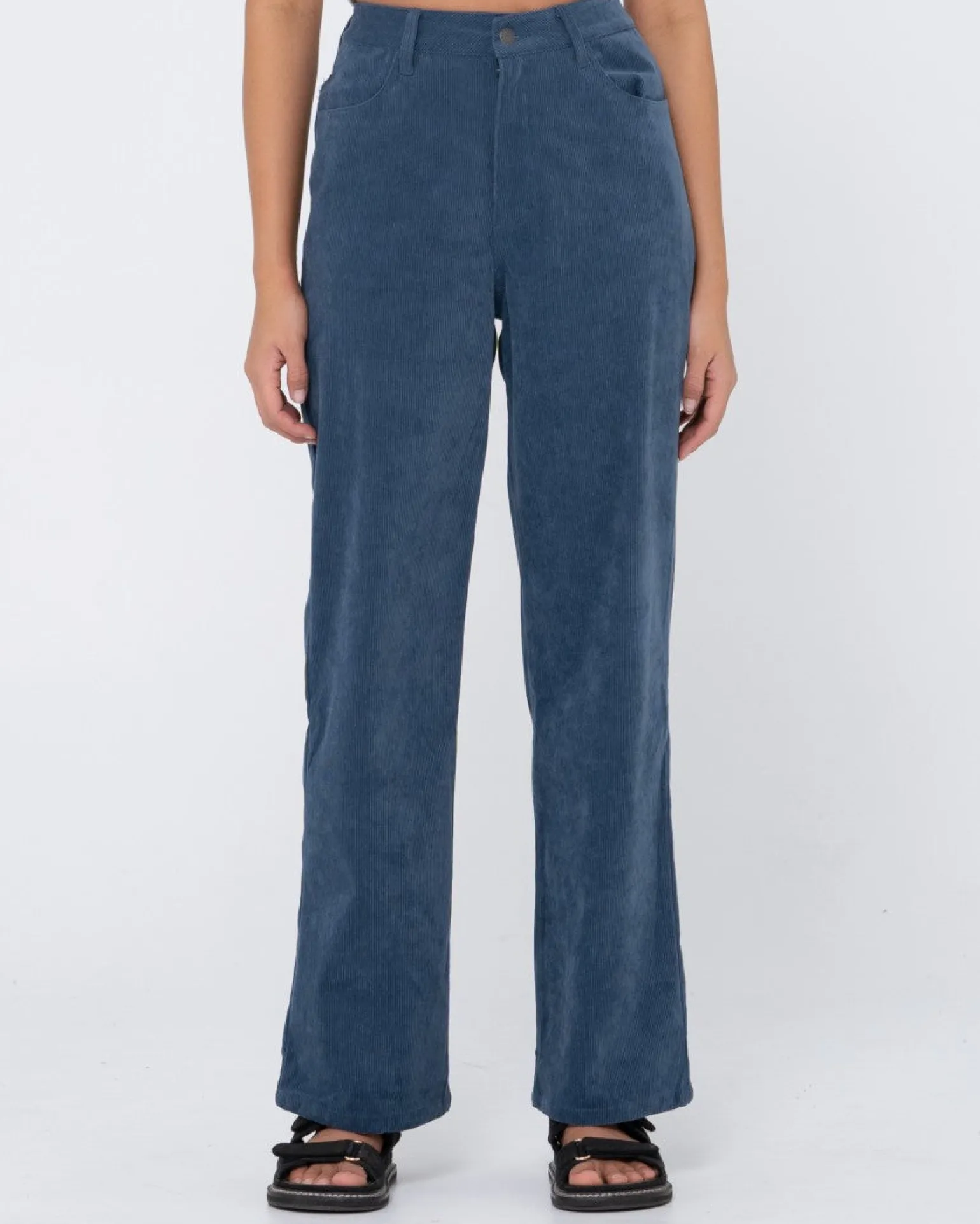 The Secret High Rise Cord Pant | Rusty Cheap