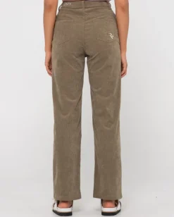 The Secret High Rise Cord Pant | Rusty Online