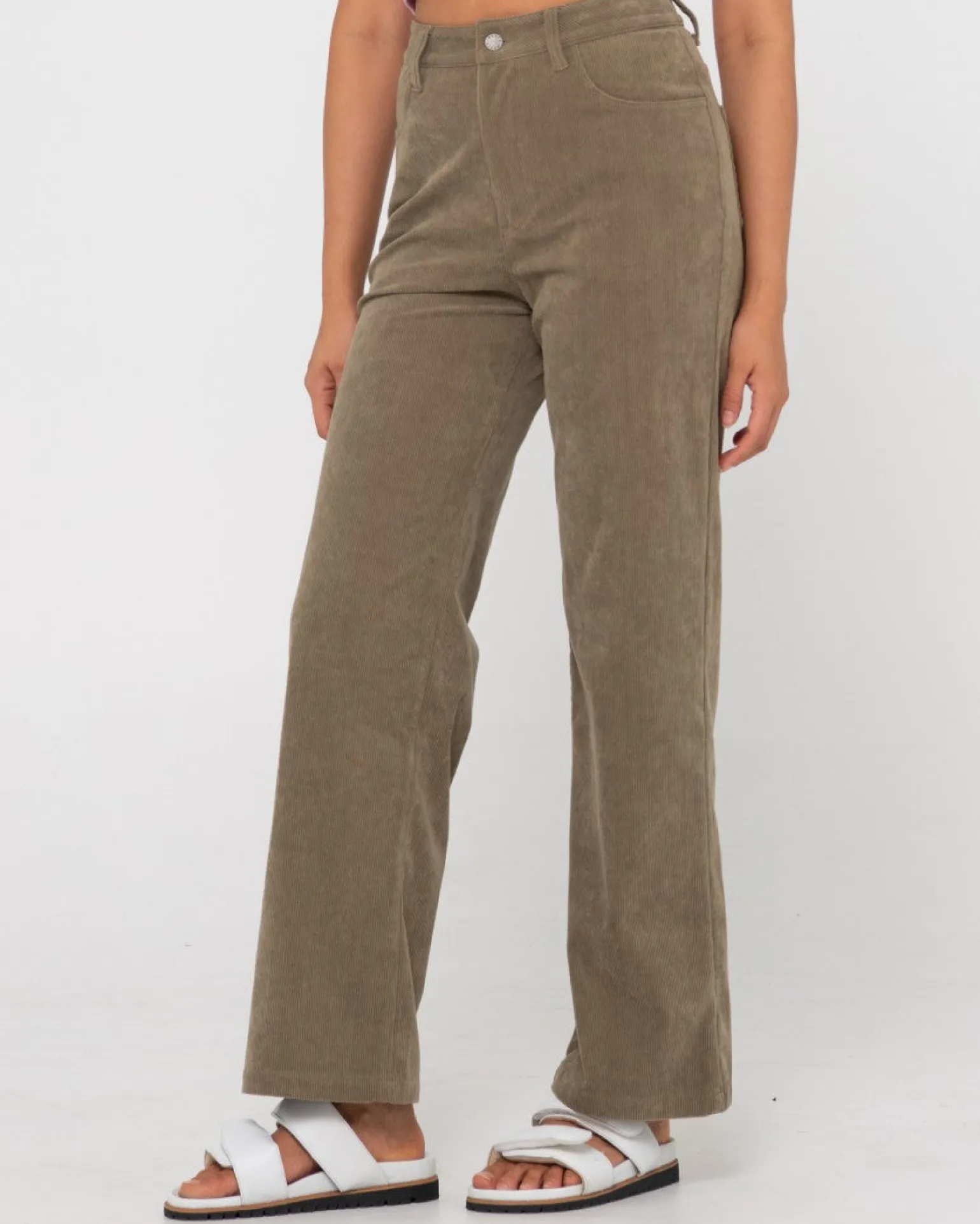 The Secret High Rise Cord Pant | Rusty Online