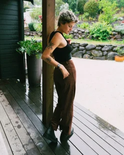 The Secret High Rise Cord Pant | Rusty Flash Sale