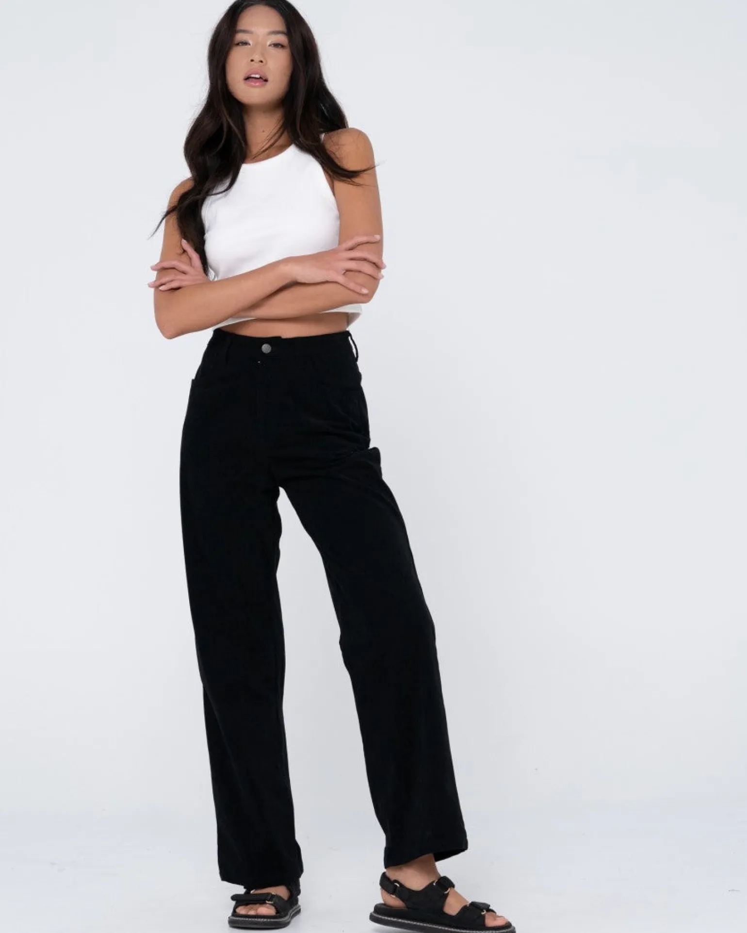 The Secret High Rise Cord Pant | Rusty Best