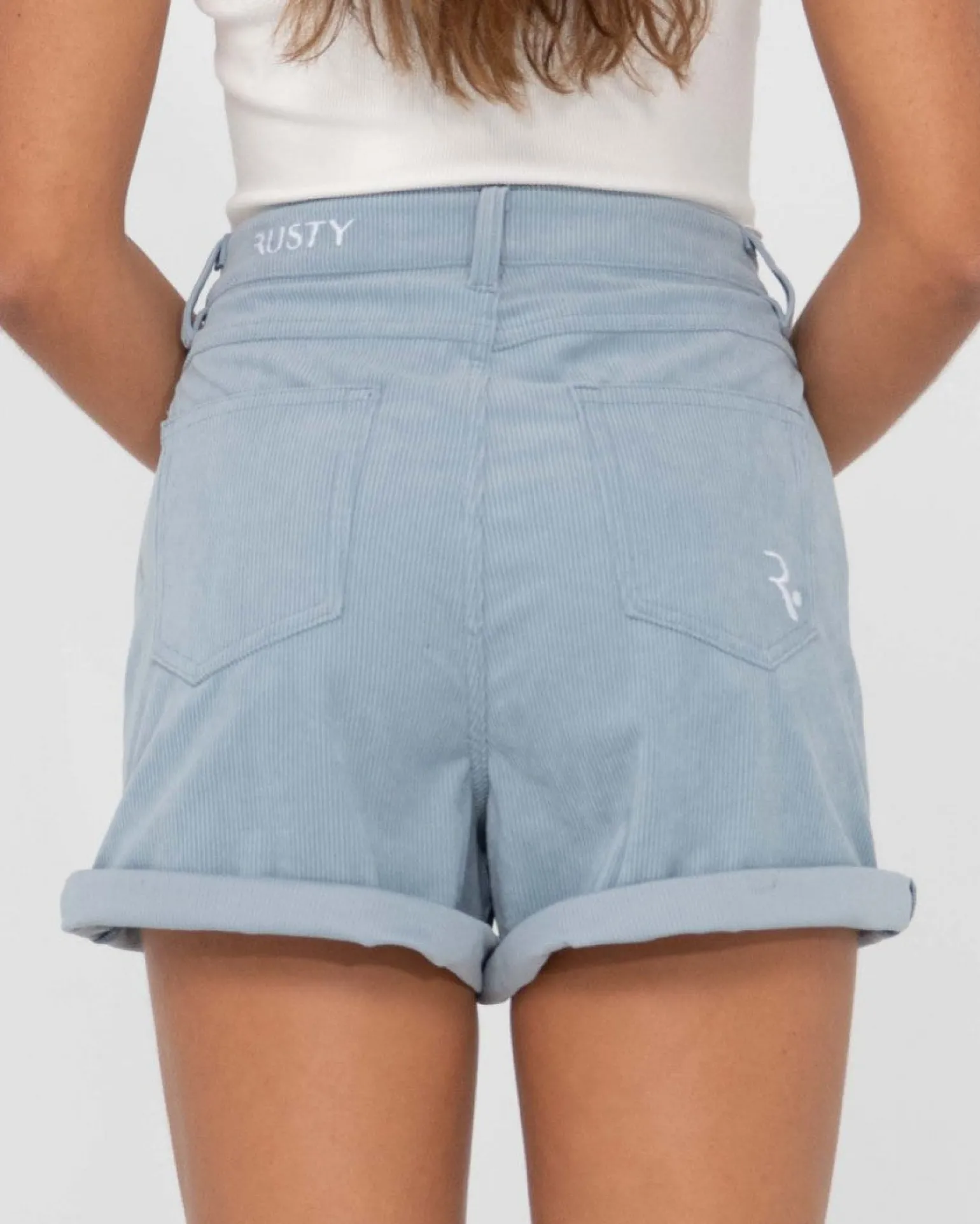 The Secret High Waisted Cord Short | Rusty Discount