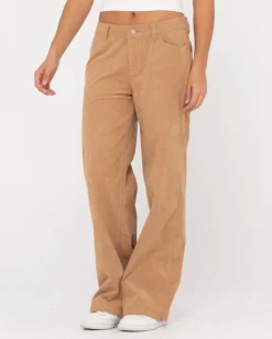 The Secret Low Rise Wide Leg Cord Pant | Rusty Fashion