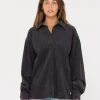 The Secret Oversized Cord Shirt | Rusty Hot